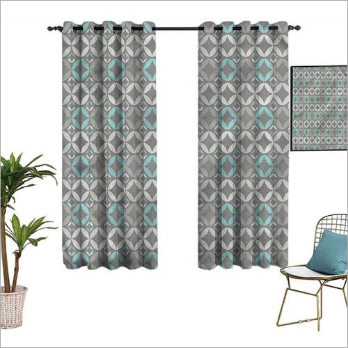 Decorative Printed Window Curtain
