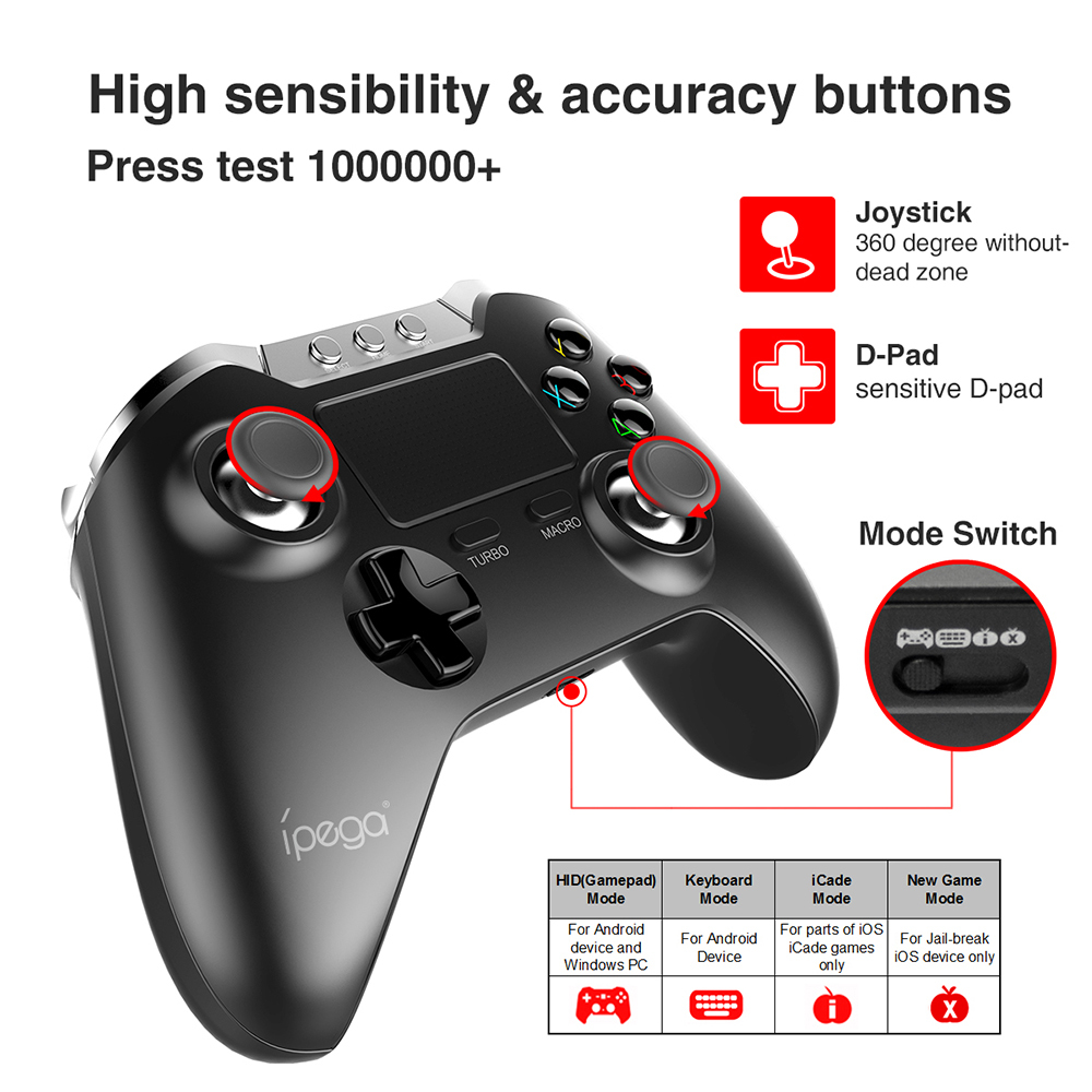 Gamepad Bluetooth Wireless Joystick Pg 9069 Application: Compatible With: Android