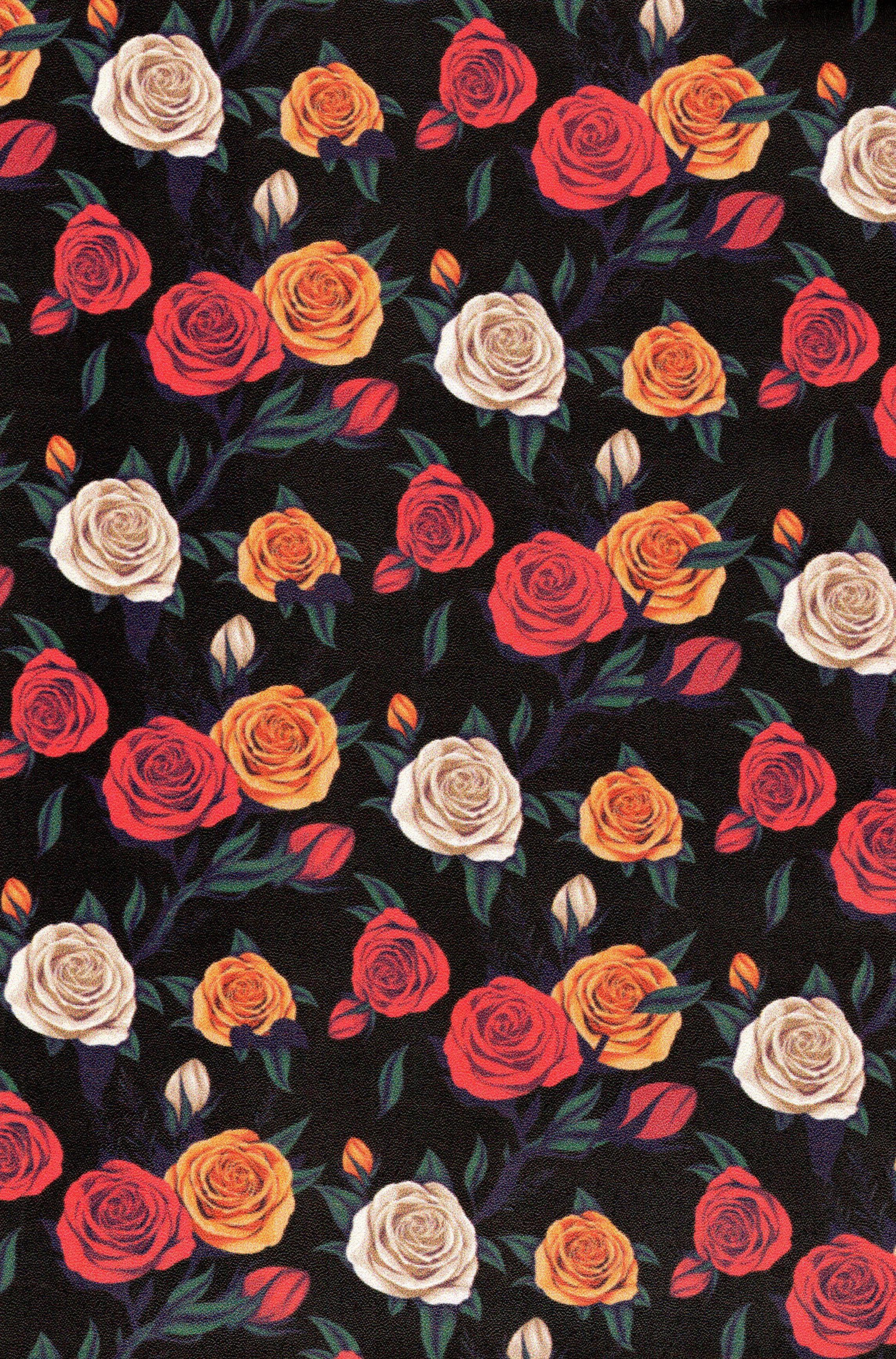 Floral 2 Small Artificial Leather - Multi-color Versatile Style | High Durability, Customizable Size And Thickness, Ideal For Purses And Accessories