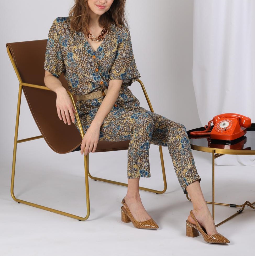 Mix Printed Jumpsuit