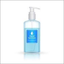 100 ml Hand Sanitizer - Plastic, 10x5x15 cm | Portable, Disinfectant, Water Resistant Label, Push Dispenser