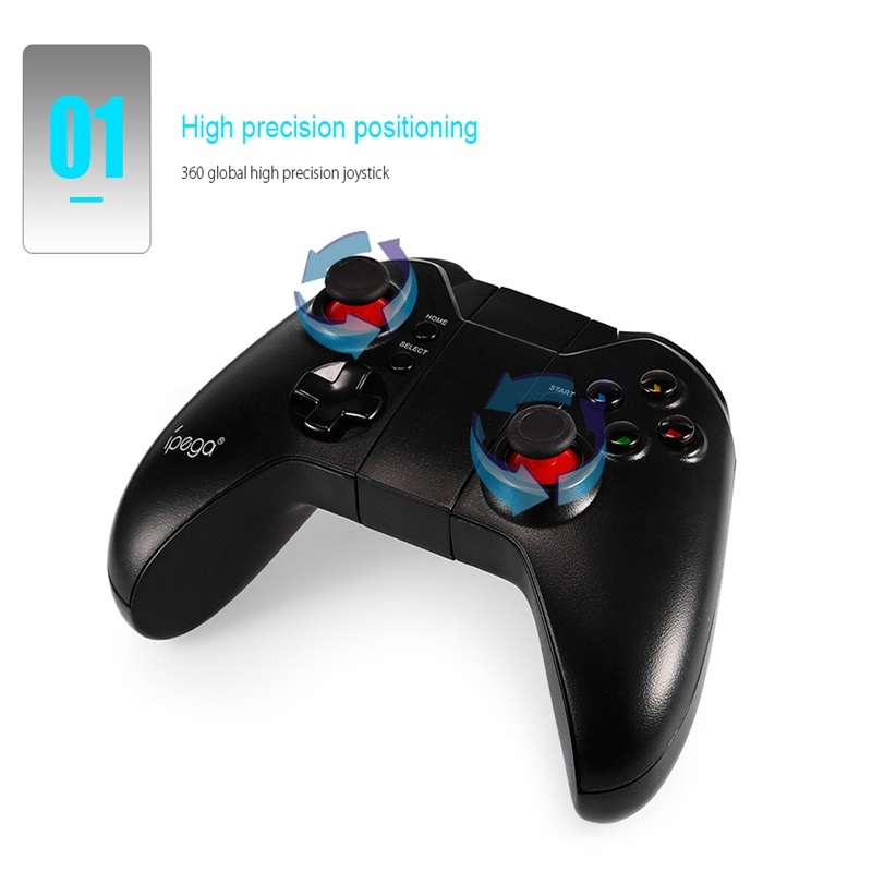 Black Wireless Gamepad Bluetooth Pg-9037