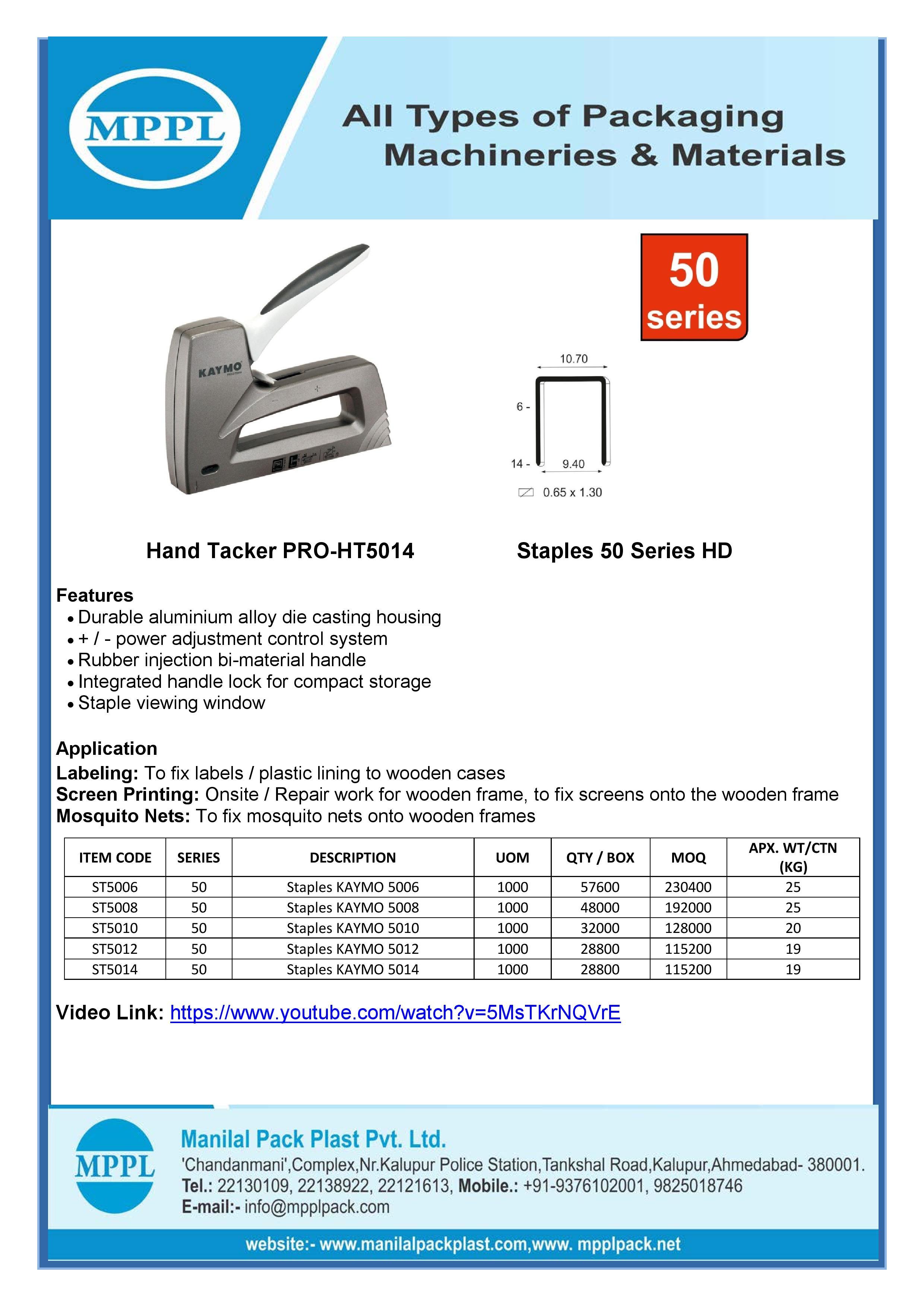 Hand Tacker Pro-ht5014