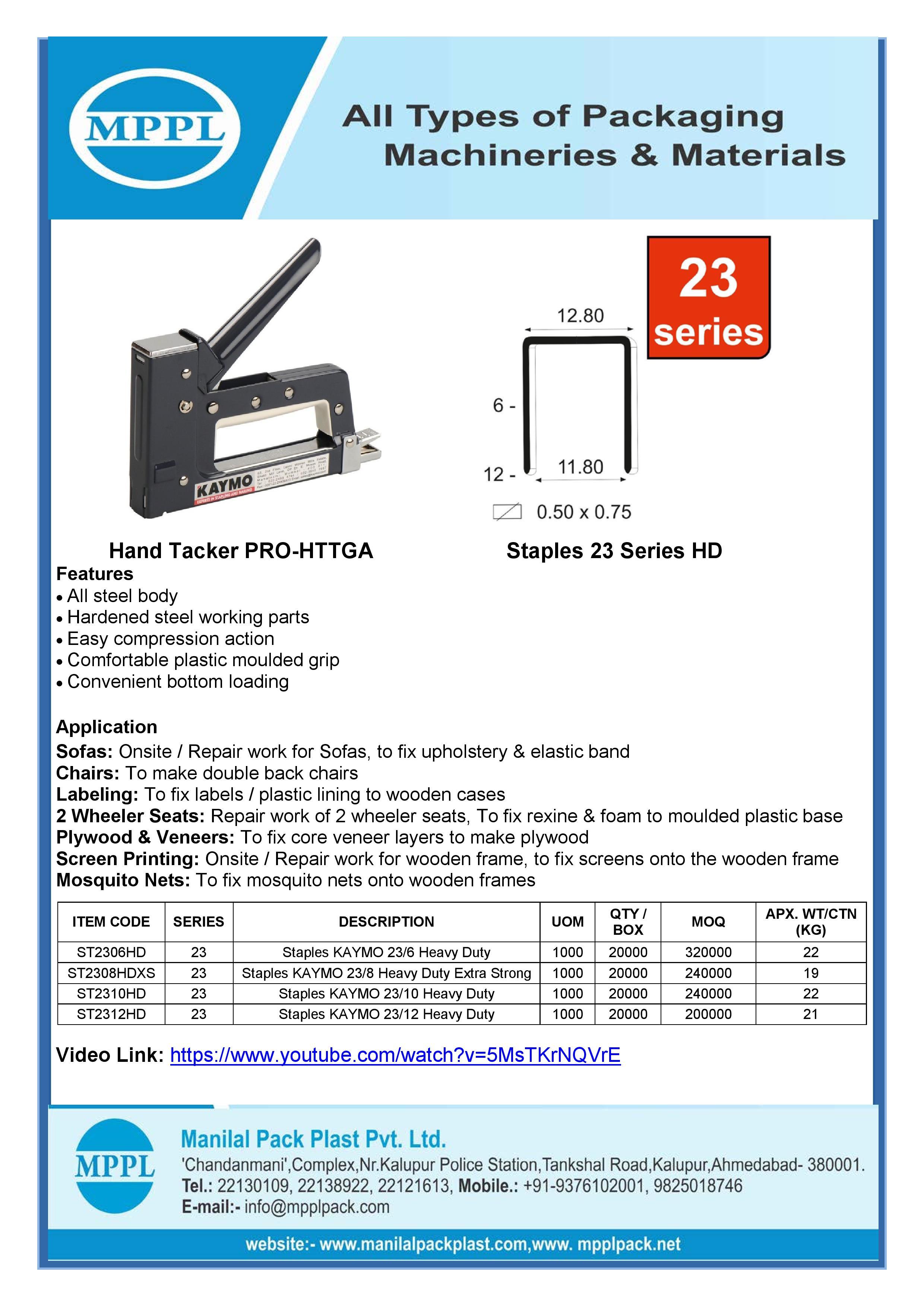 Hand Tacker Pro-httga