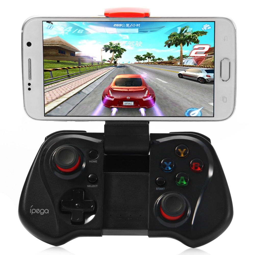 Smart Phone Game Controller - Bluetooth V3.0, 16x12.5x4.8 Cm, Black | 380mah Battery, 16-hour Playtime, Telescopic Stand For 6-inch Devices