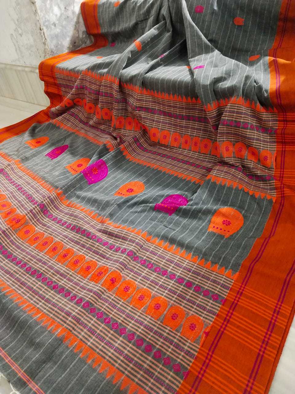 All Colours Khadi Muslin Saree