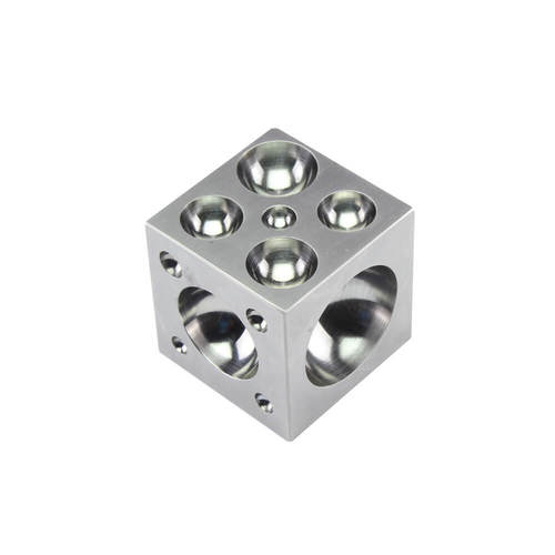 Silver 3" Square Dapping Block