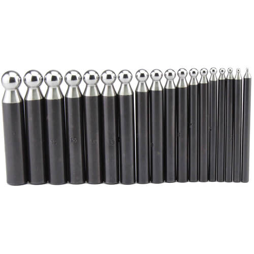 Silver 18 Dapping Punch Set