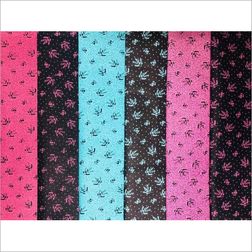 Washable Floral Printed Cotton Nighty Fabric