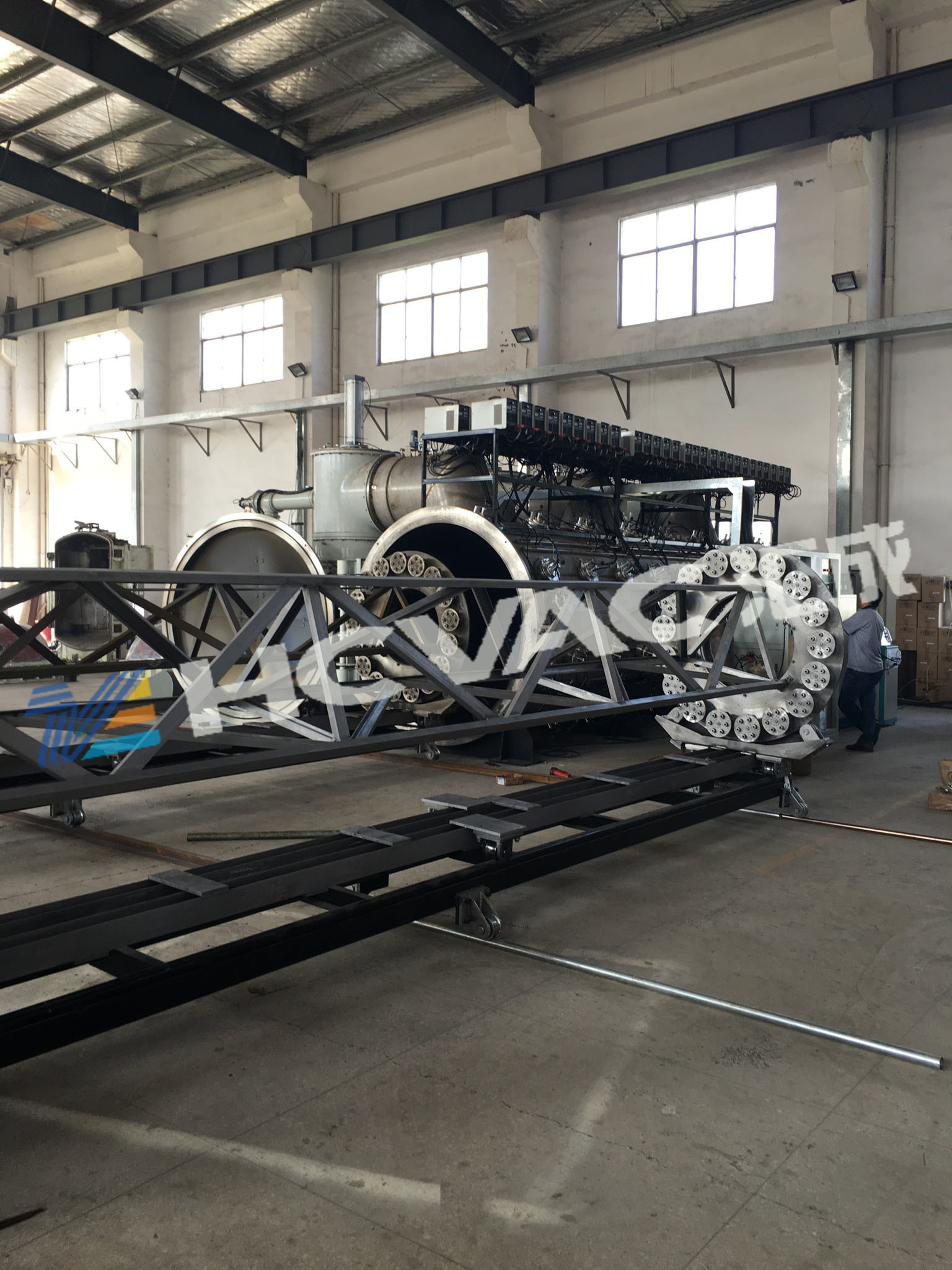 Hcvac Multi-function Pvd Coating Machine - Stainless Steel, Customized Dimensions, Silver, Golden, Black, Rose Gold Colors | Plc Control, Automatic Operation, 45-150kw Power Consumption, One Year Warranty, Lifetime Maintenance