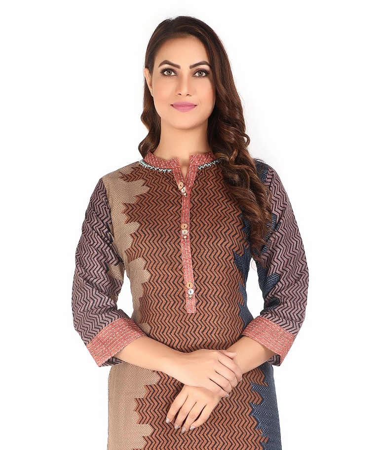 Multi Ladies Cotton Kurti