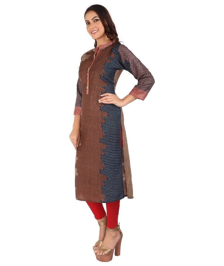 Multi Ladies Cotton Kurti