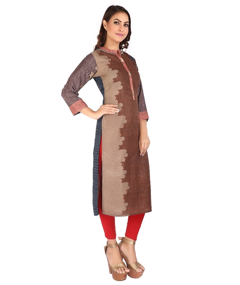Multi Ladies Cotton Kurti