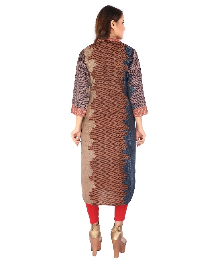 Multi Ladies Cotton Kurti