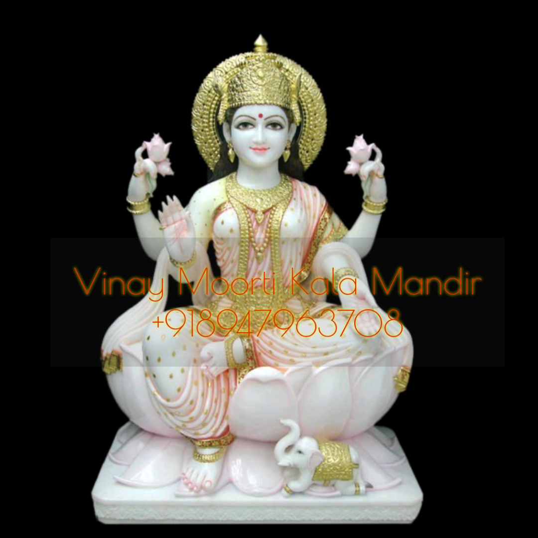 Lakshmi Ji Marble Statue - Feature: Durable