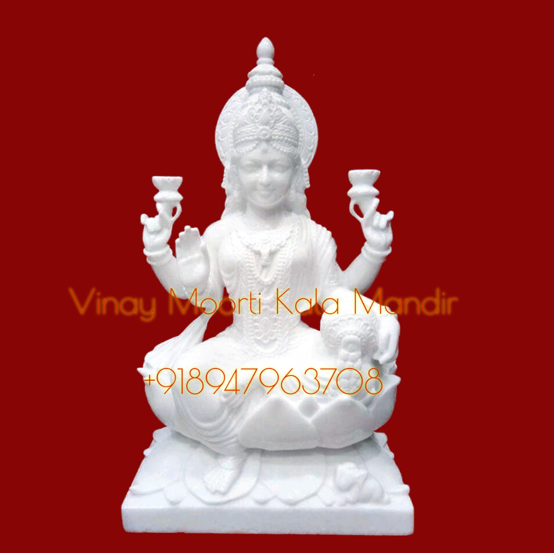 Lakshmi Ji Marble Statue - Feature: Durable