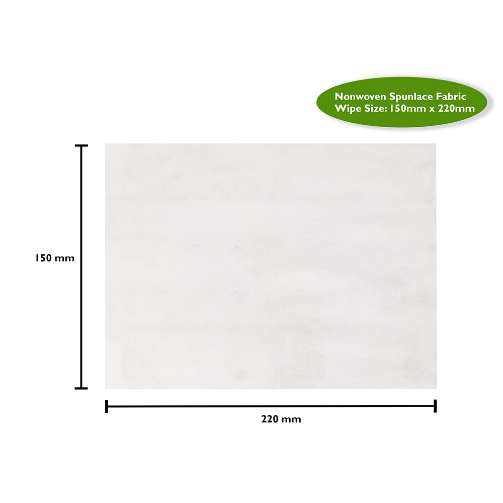 Non Woven Fabric Claret Multipurpose Aleovera Wet Wipes (Skin & Object Cleaning) 25 Pcs