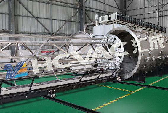 Hcvac Stainless Steel Metal Furniture Gold Pvd Vacuum Coating Machine - Color: Silver