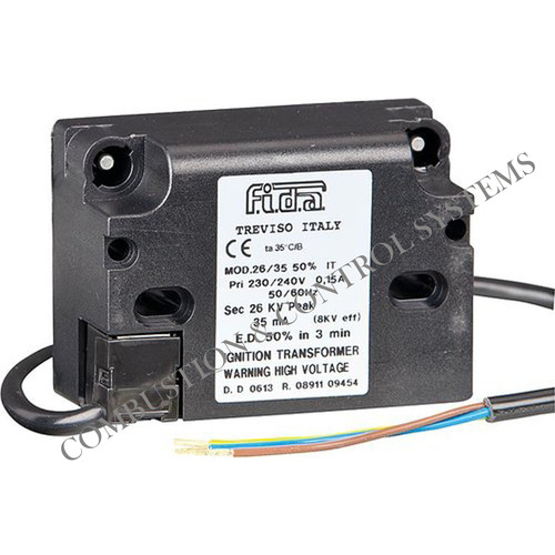 Fida 26/35 Ignition Transformer Frequency (Mhz): 50Hz Hertz (Hz)