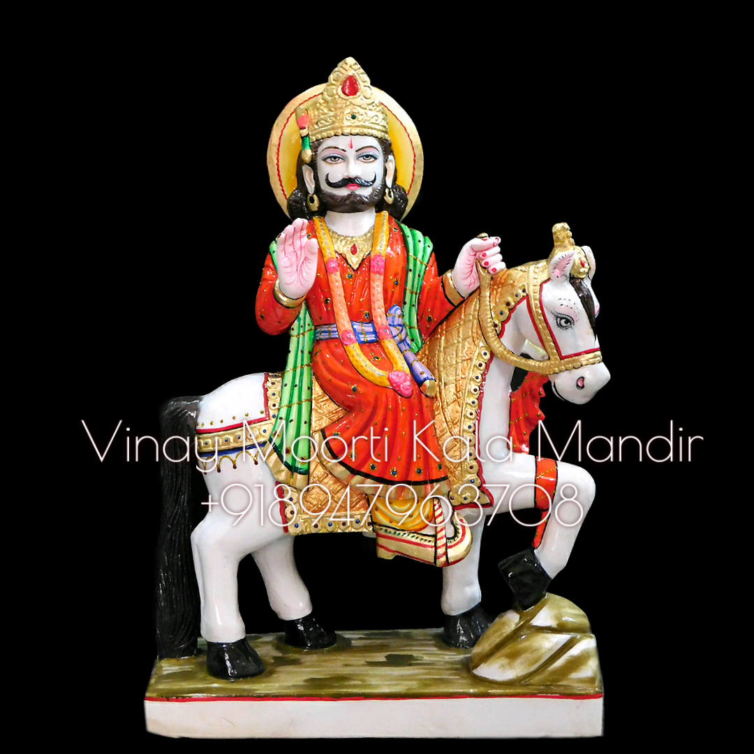 Eco-friendly Marble Ramdev Ji Statue