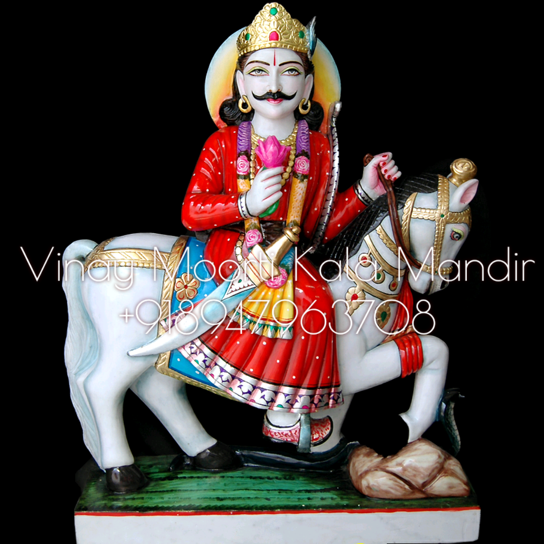 Eco-friendly Marble Ramdev Ji Statue