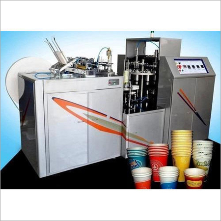Automatic Paper Glass Making Machine - Stainless Steel, 2000X1500X1800Mm | 10000 Cups/Hour, Auto Operation, Durable Design, High Speed, Efficient Production