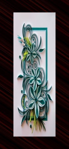 Laminate Decore Paper Print - Paper, 39x84 Inches, Brown, 70gsm Thickness, Waterproof Finish, Floral & Antique Patterns | Digital Print, Glossy Finish