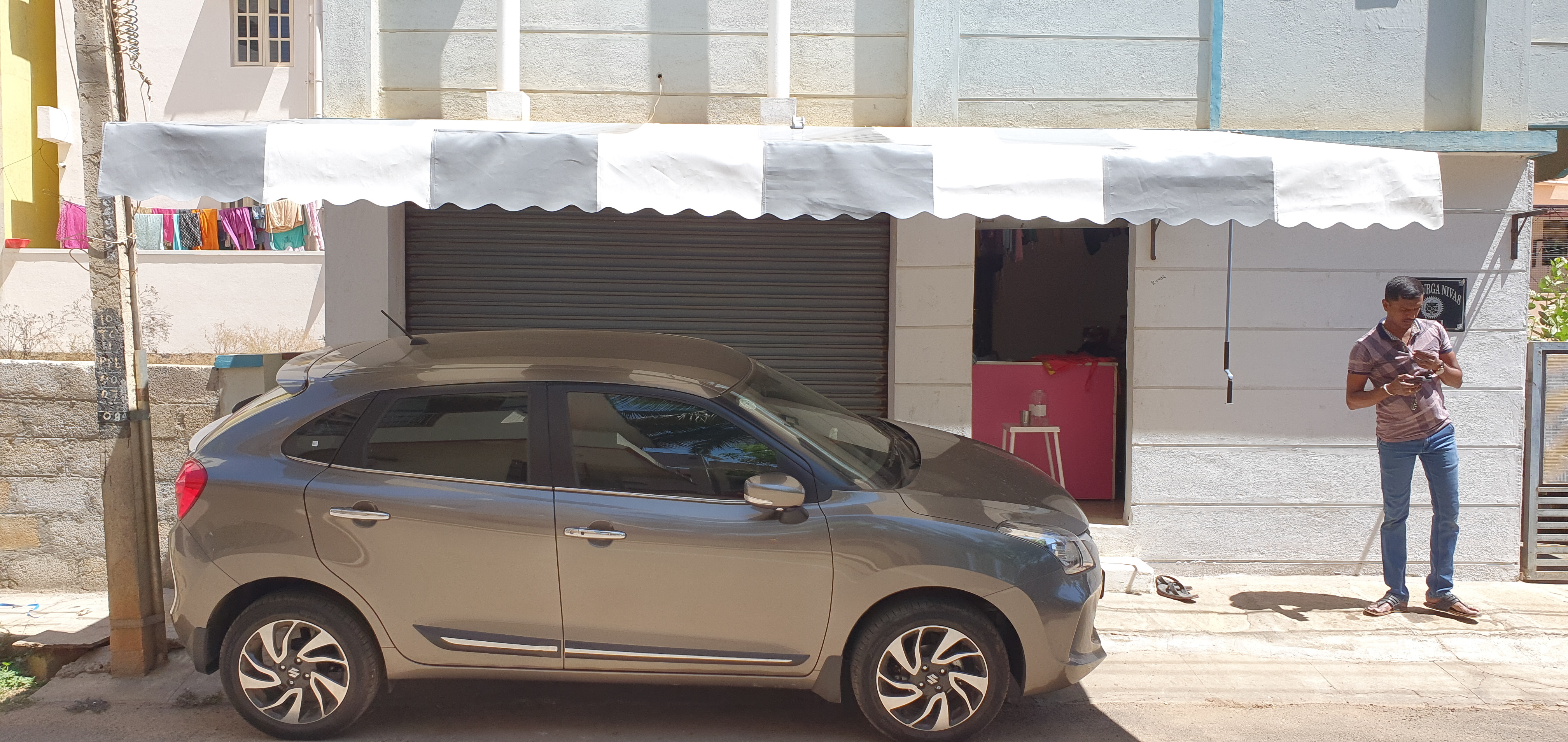 Retractable Awning - 100% Waterproof Aluminum Frame, 10ft To 80ft Size Range | High-quality Pvc Laminated Fabric, Sun And Rain Protection For 5+ People