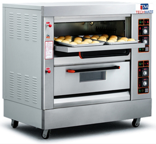 Stainless Steel Gas Oven 2Deck 4 Tray