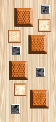 Micro Coated Doors Paper - 39 X 84 Inch Brown Glossy Matte Finish | Floral Digital Print Waterproof Decorative Paper 70 Gsm Thickness