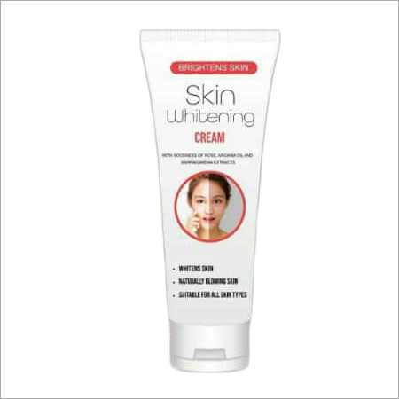 Skin Whitening Cream - 100ml Squeeze Tube | Niacinamide, Vitamin C, Fragrance Free, Apply to Face and Neck