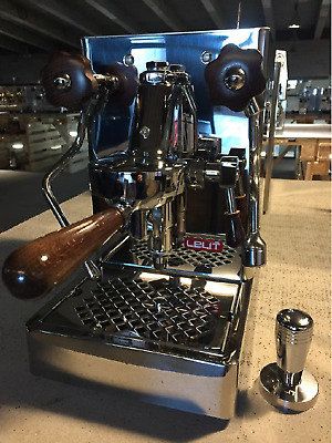 Lelit Mara Pl62 W Espresso Machine - Stainless Steel, 22x40x35.5 Cm | 1.5l Copper Boiler, E61 Group With Mechanical Pre-infusion, Dual Manometer, Anti-burn Steam Wands, Nut Wood Accents