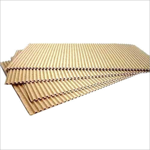 Brown Corrugated Packaging Sheet - GSM 120-150, Thickness 4-10 mm, Different Size Available | Hard Material, Brown Color