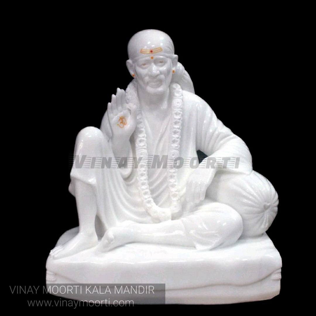 Dwarkamai Marble Statue - Finishing: Polishing