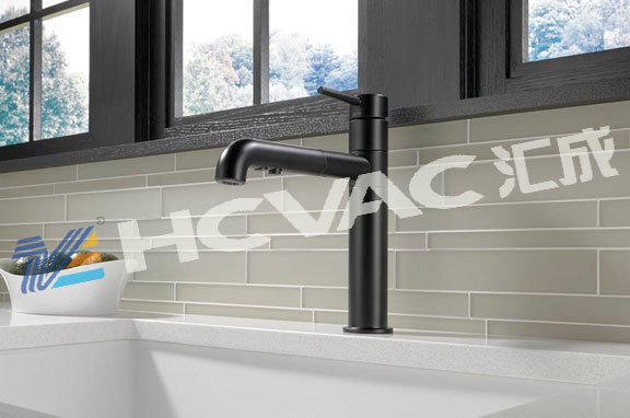 Silver Hcvac Sanitary, Faucet, And Bathroom Fittings Pvd Vacuum Coating Machine