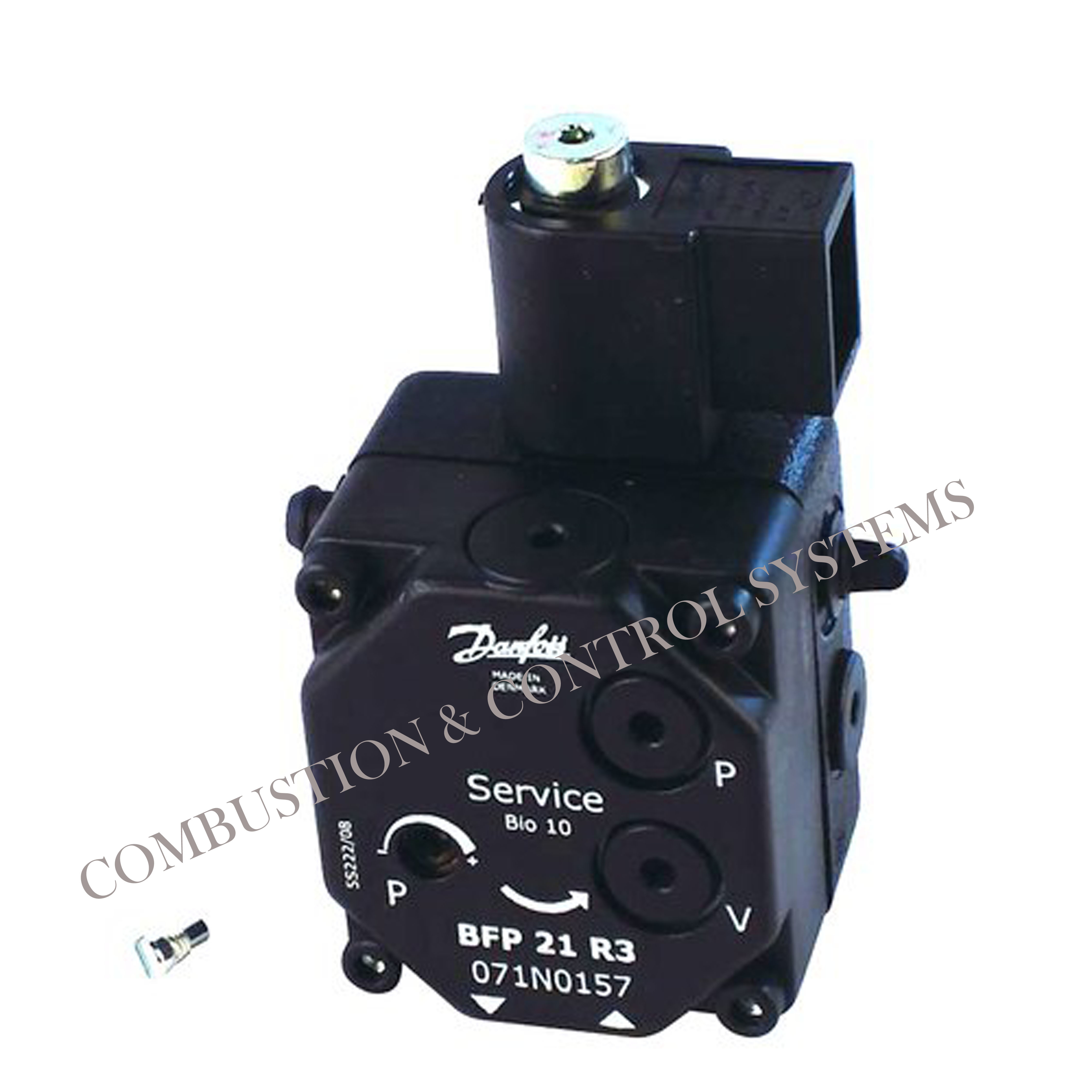 Danfoss Oil Burner Pump - Bfp 21 R3 Model | New, Black, Industrial Usage, High-performance Fuel Delivery System