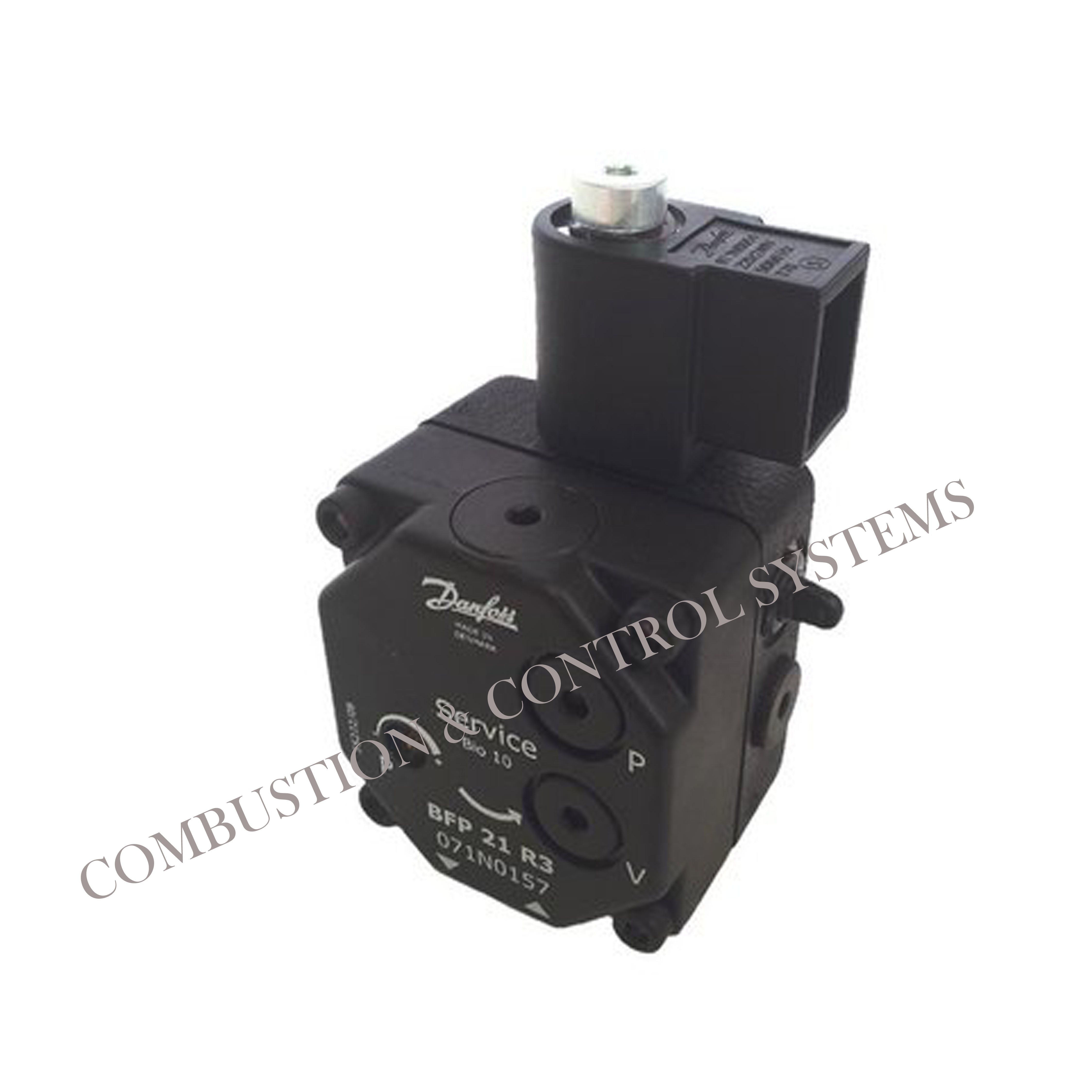 Danfoss Oil Burner Pump - Bfp 21 R3 Model | New, Black, Industrial Usage, High-performance Fuel Delivery System