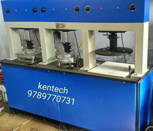 Hydraulic Paper Plate Making Machine - Stainless Steel, 1000x1000x1500mm | 3 Phase Power, 1000 Plates/Hour Capacity