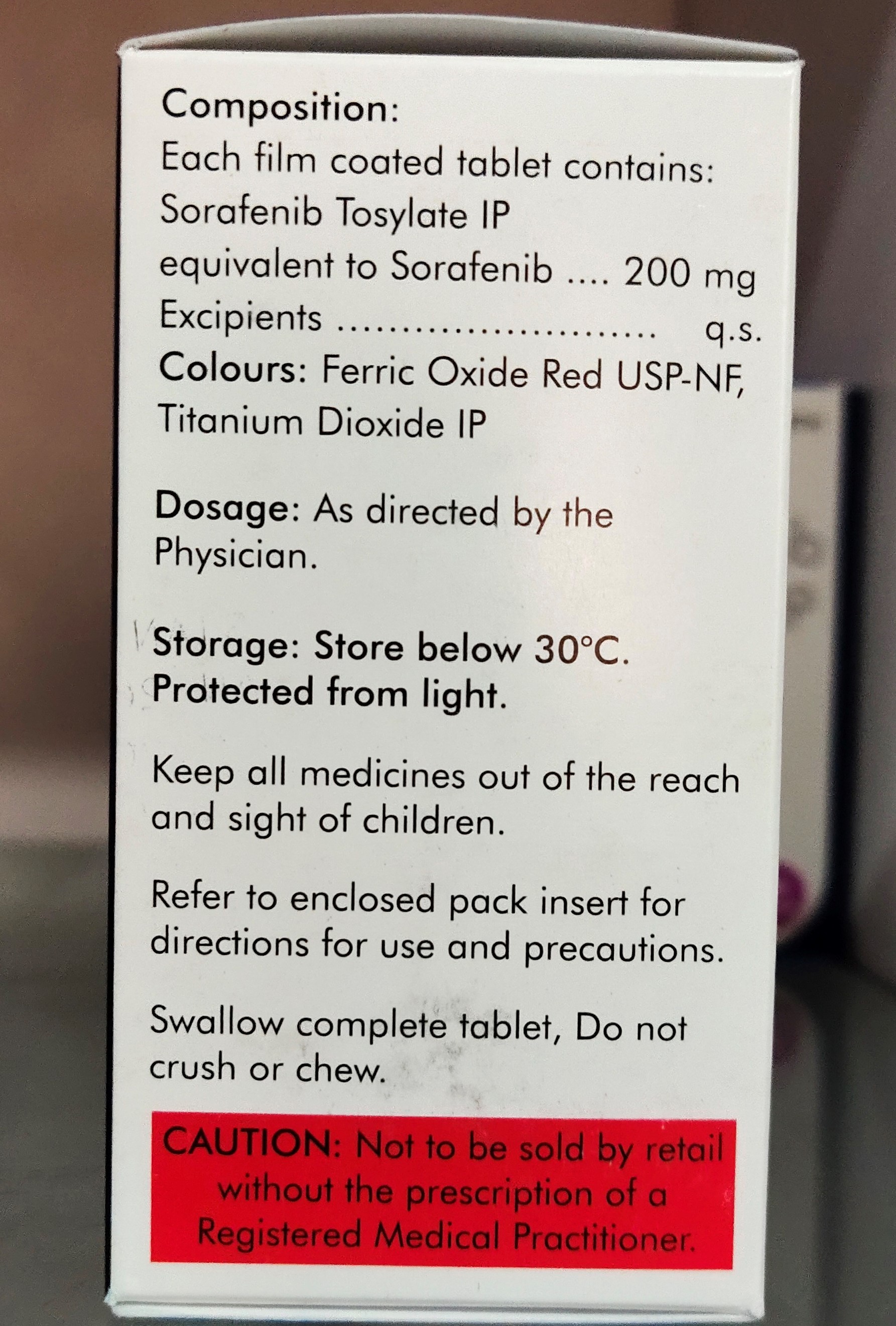 Soratib ( Sorafenib Tablet Ip ) 200mg Enzyme Types: Enzyme Preparations