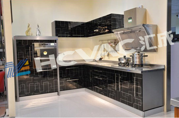 Silver Hcvac Pvd Vacuum Coating Machine For Faucets And Bathroom Fittings