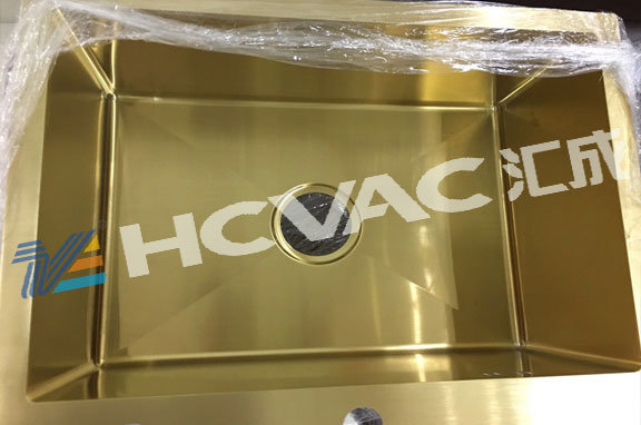 Silver Hcvac Pvd Vacuum Coating Machine For Faucets And Bathroom Fittings