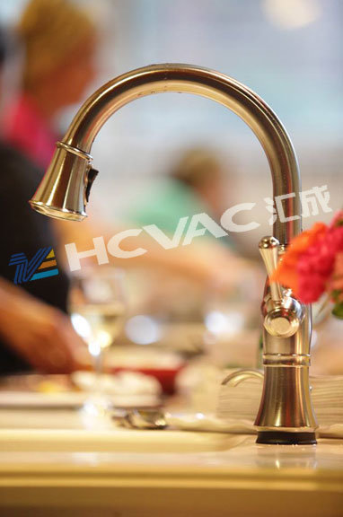 Silver Hcvac Pvd Vacuum Coating Machine For Faucets And Bathroom Fittings