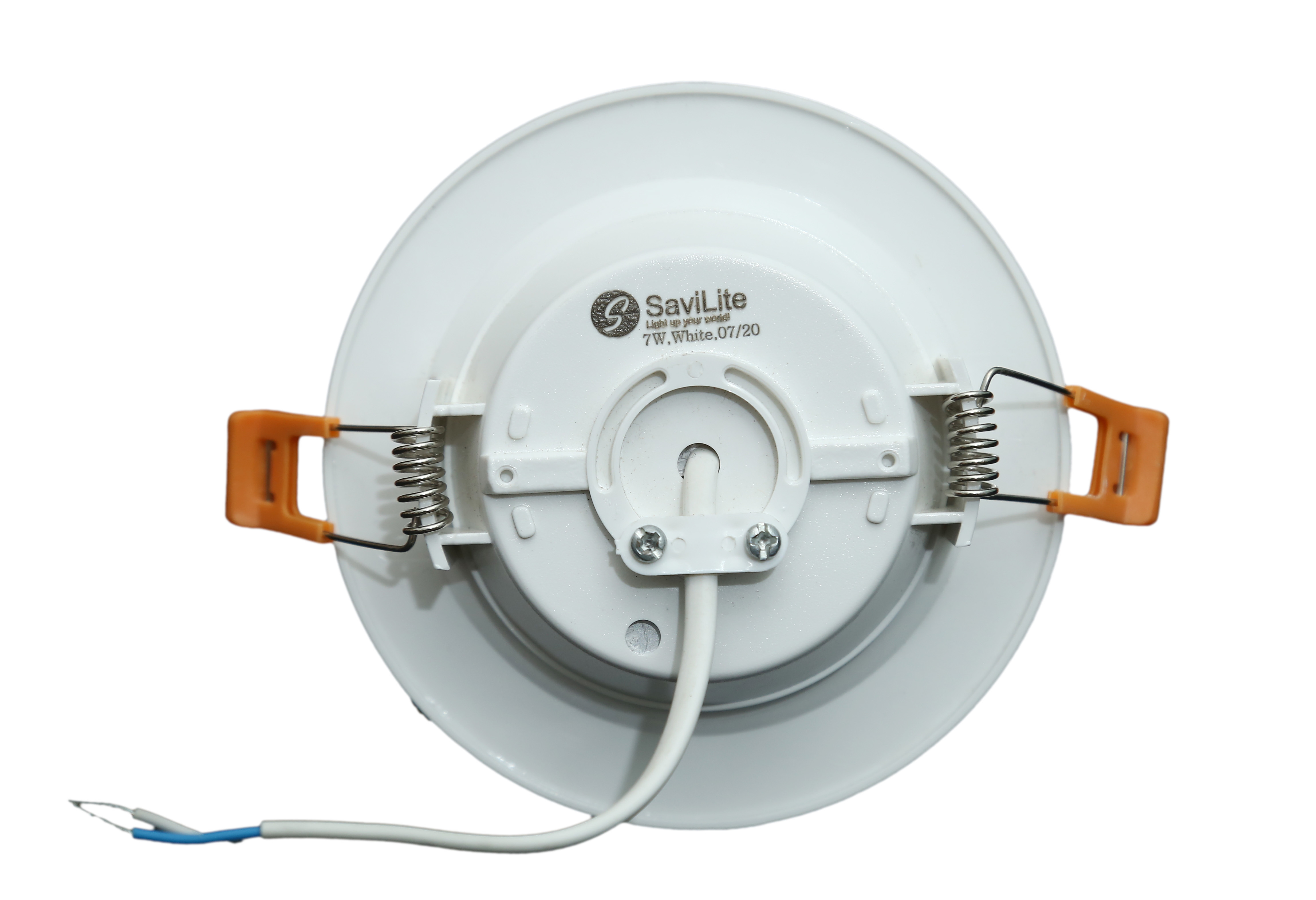 Savilite 7w Downlight - Polycarbonate, 110x110x33 Mm | White, Warm White, 4k, Red, Green, Blue, Pink Light Color, Efficient Led Technology