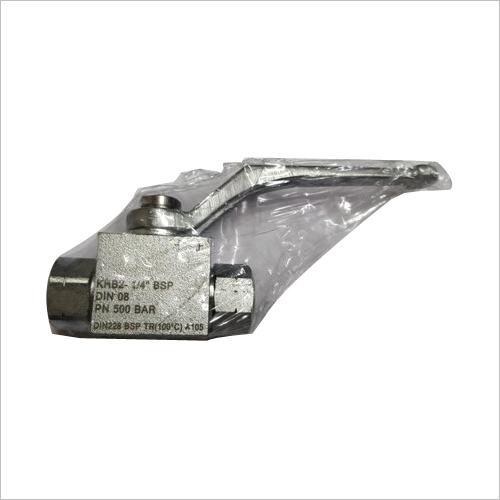 Atauff Stainless Steel Ball Valve - Threaded Shutoff Valve, 500 Bar Pressure | Suitable for Oil Media, No Power Required (μA)