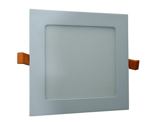 Diva Series LED Flat Panel Light - Aluminium Diecasting, 12W Square Design | Warm White, Versatile Mounting Options, Smooth Illumination