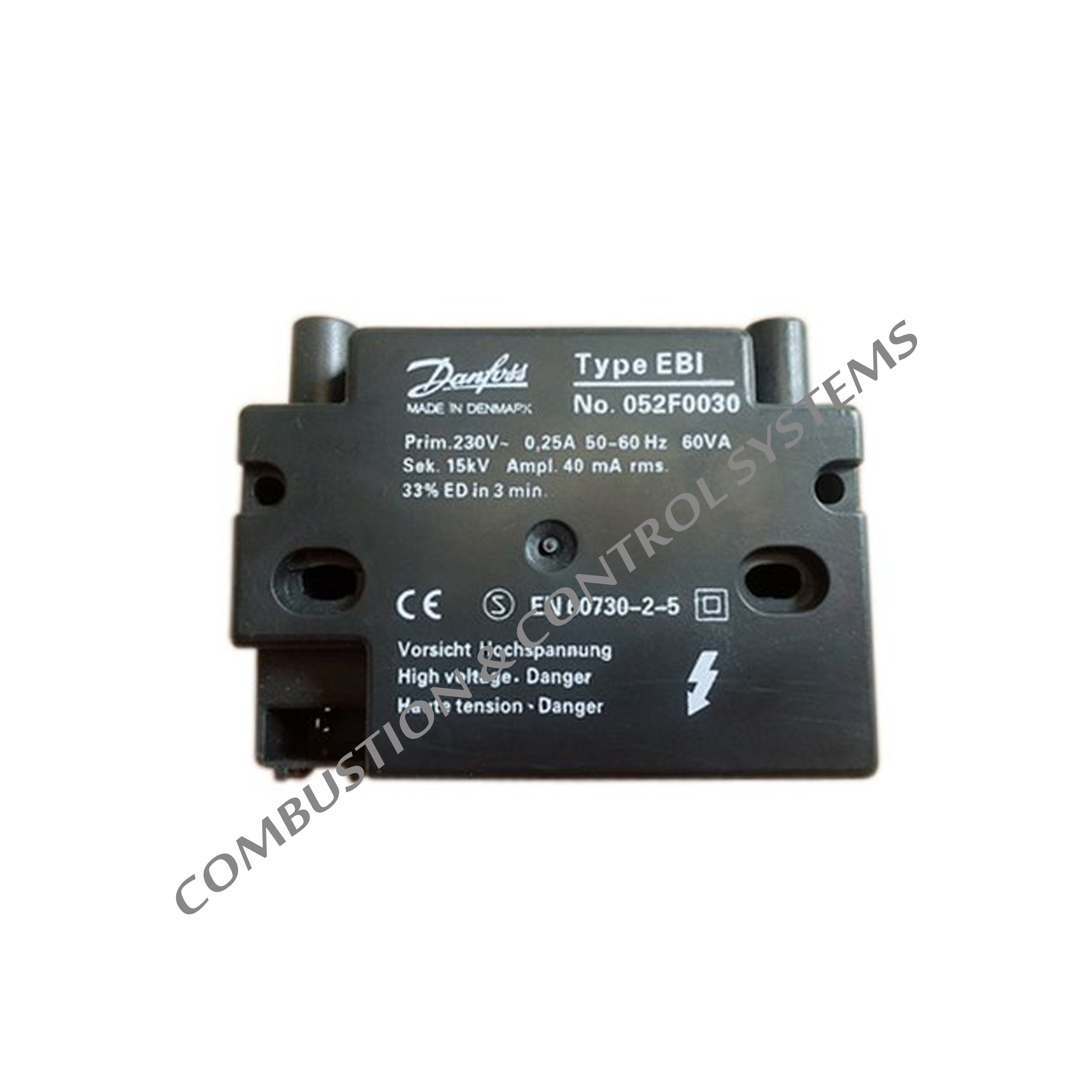 Danfoss Ebi Ignition Transformer Units Frequency (Mhz): 50/60 Hz Hertz (Hz)