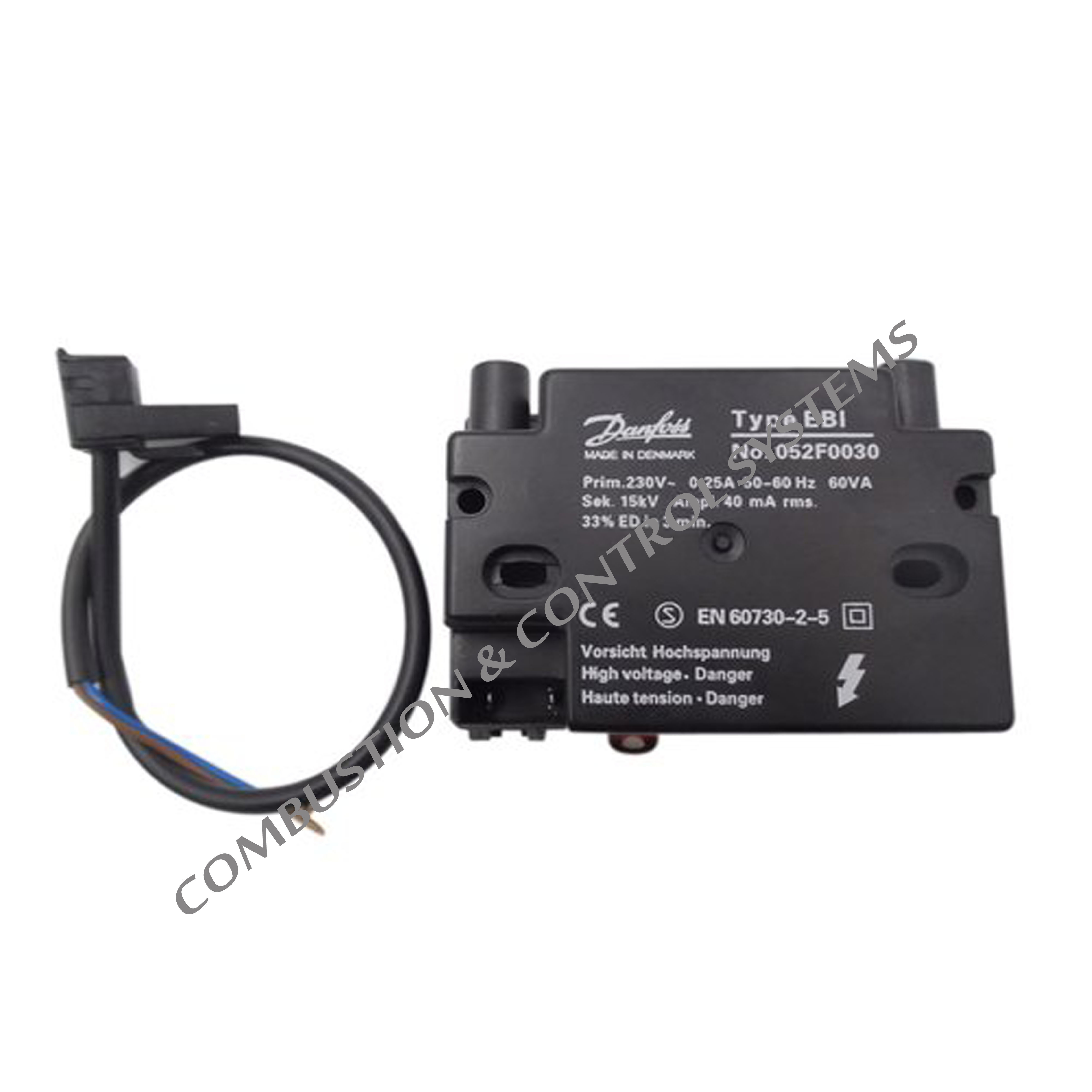 Danfoss Ebi Ignition Transformer Units Frequency (Mhz): 50/60 Hz Hertz (Hz)