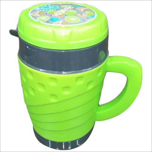 Freshener 750ml Insulated Jug - Plastic, Small Size, Green Color | Rigid Insulation Keeps Water Cold for Extended Periods