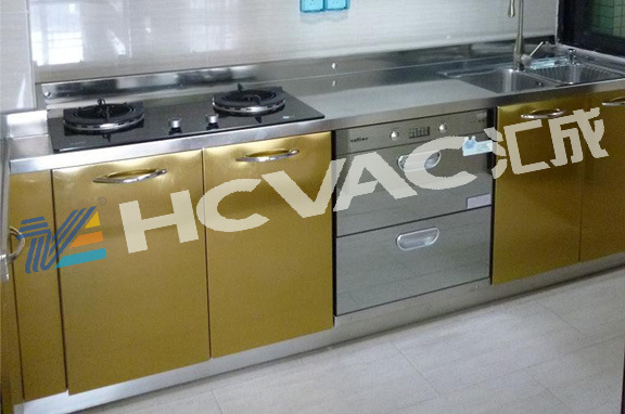 Hcvac Pvd Coating Machine - Stainless Steel, Customized Dimensions | Automatic, Computerized Control System, Color Options: Silver, Gold, Black, Rose Gold, Pink, Bronze, Coffee, 45-150kw Power Consumption, One Year Warranty, Lifetime Maintenance