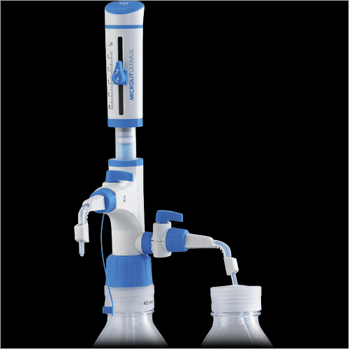 माइक्रोलिट अल्टीमस बॉटल टॉप डिस्पेंसर पेटेंटेड ड्यूल इनलेट टेक्नोलॉजी के साथ